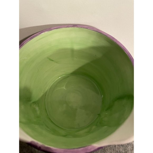 Adorable Ganz Vintage Ceramic Bunny Basket Surface Crack as Shown  #1333 - Picture 2 of 4